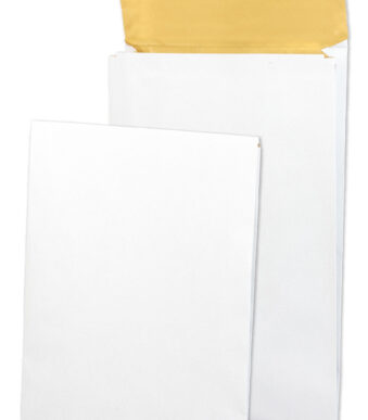MAILmedia papiergevoerde akte-envelop met zijvouw ´K-Pack´, C4, 22,9 x 32,4 x 5 cm, zelfklevend, wit