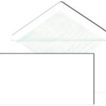 MAILmedia envelop, zijdevoering, 110x220 mm, wit, 80 g/m2, z. venster, gegomd, 500 st.