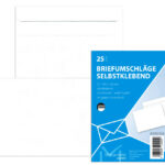 MAILmedia envelop Offset wit, C6, 114x162 mm, z. venster, zelfkl., 25 st.