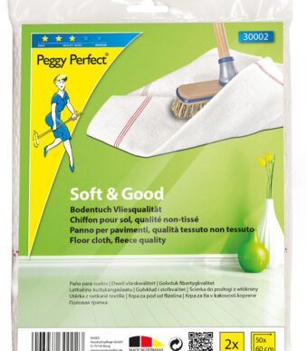 Peggy Perfect Vloerdoek Vlies, 500 x 600 mm, 2 in een pak