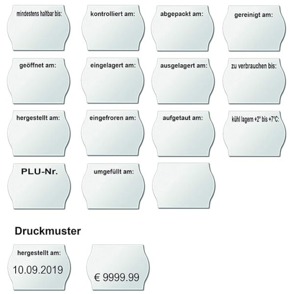 METO prijstang Classic M 2026, HACCP-Kit