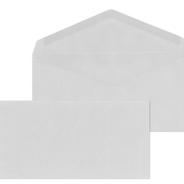 MAILmedia envelop 110x220 mm, gegomd, recycl. grijs, 75 g/m2, z. venster, 1.000 st