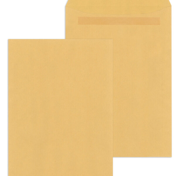 MAILmedia enveloppen C4, 22,9 x 32,4 cm, zelfklevend, zonder venster, bruin, 250 st.