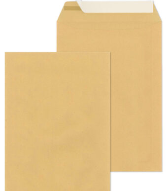 MAILmedia akte-envelop C4, 22,9 x 32,4 cm, zelfklevend, zonder venster, bruin, 250 st.
