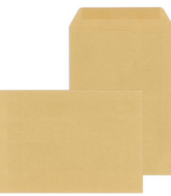 MAILmedia enveloppen C5, 16,2 x 22,9 cm, gegomd, zonder venster, bruin, 500 st.