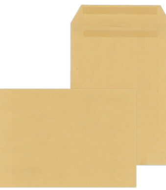 MAILmedia akte-envelop C5, 16,2 x 22,9 cm, zelfklevend, zonder venster, bruin, 500 st.