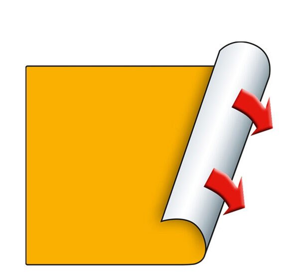 METO etiketten voor prijstang, 29 x 28 mm, fluor oranje