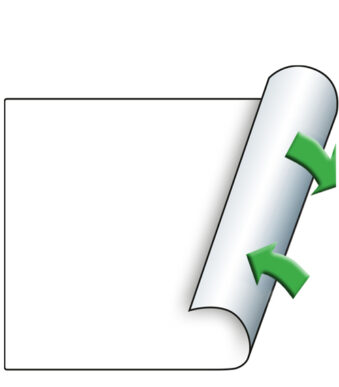 METO etiketten voor prijstang, 29 x 28 mm, wit