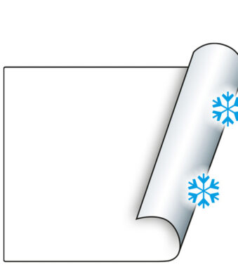 METO etiketten voor prijstang, 29 x 28 mm, wit