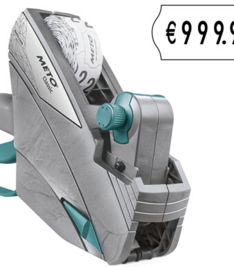 METO prijstang Classic S 626, 1-regelig, 6-posities