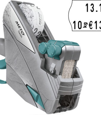 METO prijstang Classic M 1626, 2-regelig, 16-posities