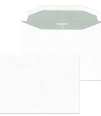 MAILmedia envelop 162x229 mm, 75g/m, gegomd, z. venster, wit, 500 st