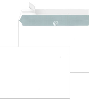 MAILmedia envelop 162x229 mm, zelfkl., 100 g/m2, wit, z. venster, 500 st