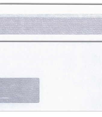 MAILmedia envelop 125 x 235 mm, wit, zelfkl., venster li. 45x90 mm, 500 st