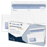 MAILmedia envelop REVELOPE, 112x225 mm, wit, venster li. 45x90 mm, 90 g/m2, zelfkl. 35 st