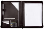 Alassio schrijfmap ´CATANA´, A4, nappa-leer, zwart