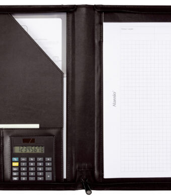 Alassio schrijfmap ´CATANA´, A4, kunstleer, zwart