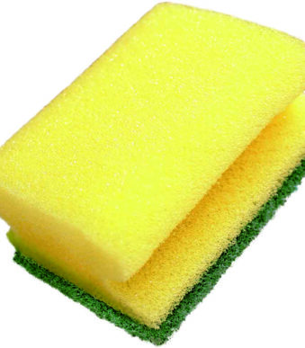 Peggy Perfect pannenspons 'Extra', 2 stuks