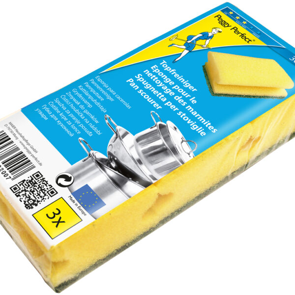 Peggy Perfect pannenspons, 3 stuks