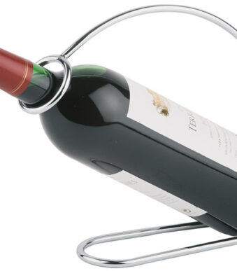 APS wijnfleshouder, voor 1 fles, roestvrij staal