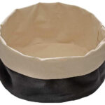 APS broodmand / broodzak, diameter: 170 mm, lichtbeige / zwart