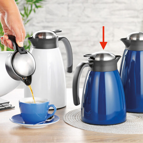 Esmeyer thermoskan GLACE, 1,0 liter, donkerblauw