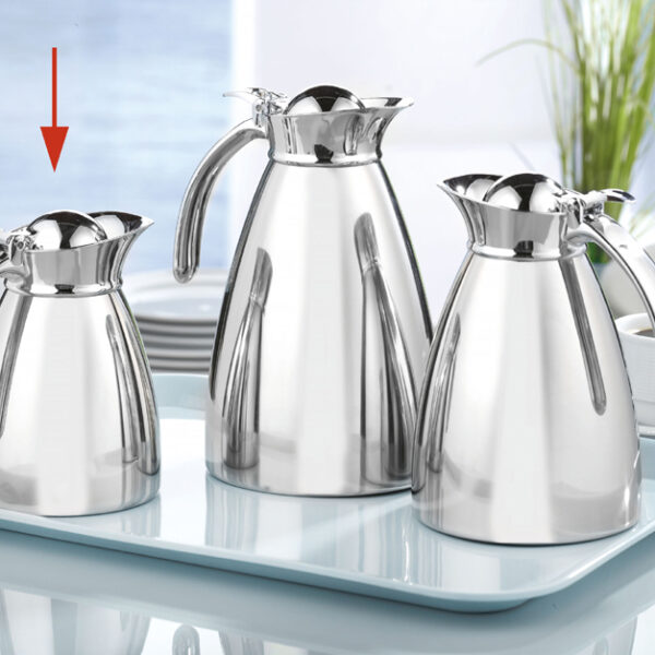 Esmeyer thermoskan EMPIRE, 0,6 liter, zilver