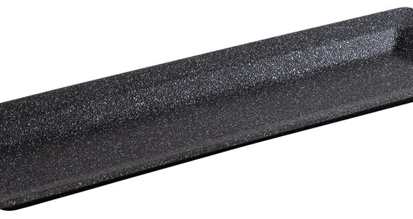 APS dienblad FROSTFIRE, (B)530 x (D)162 mm, zilver-zwart