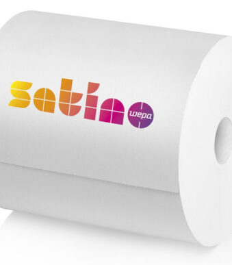 satino by wepa poetsrol, 2-laags, hoogwit, 525 m