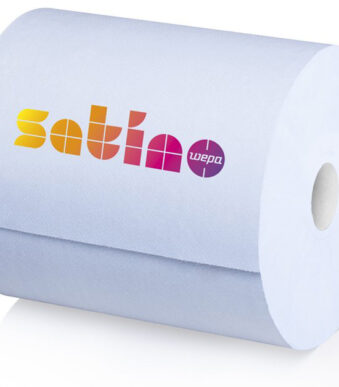 satino by wepa poetsrol Comfort, 3-laags, blauw, 350 m