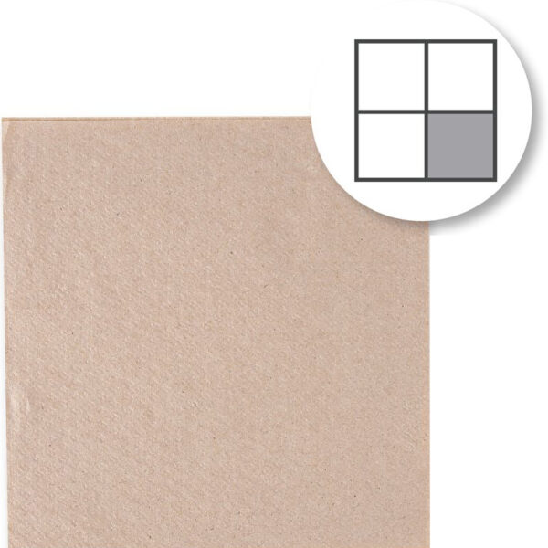 NATURE Star lunchservetten Nature, 240 x 240 mm, 1-laags