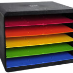 EXACOMPTA sorteerstation HORIZON, 5 vakken, harlekijn