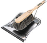 Peggy Perfect stoffer en blik met strip, roestvrij staal