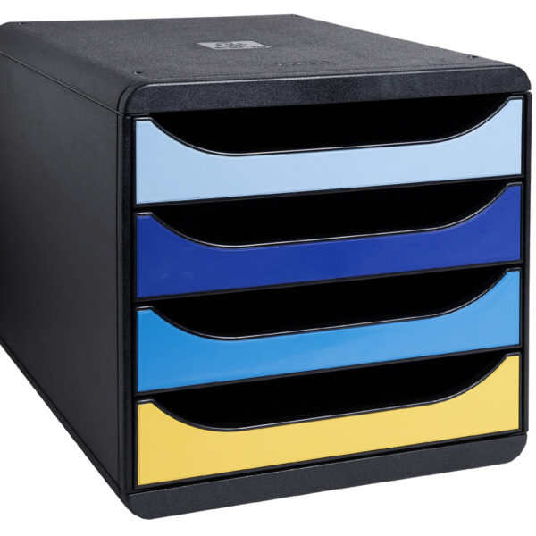 EXACOMPTA schuifladenbox BIG-BOX Bee Blue, 4 lades