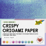 folia vouwblaadjes Crispy Origami Paper Stippenpreeg