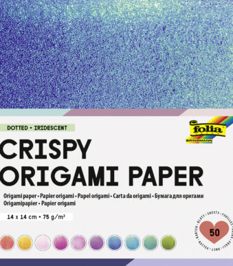 folia vouwblaadjes Crispy Origami Paper Stippenpreeg