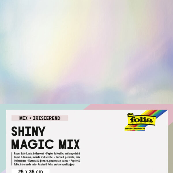 folia iriserend papier-mix, 250 x 350 mm