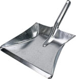 Peggy Perfect stofblik metaal, zonder rubberen rand, verzinkt