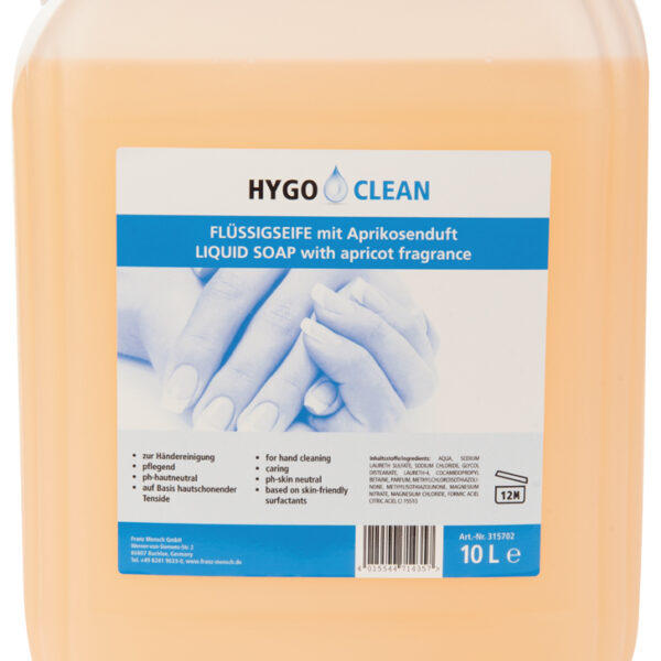 HYGOCLEAN handzeep met abrikozengeur, 10 liter