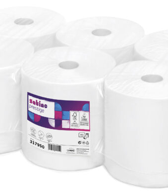 satino by wepa handdoekrol Prestige, 3-laags, 120 m