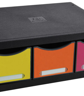 EXACOMPTA schuifladenbox TOOLBOX MAXI, 3 lades, harlekijn