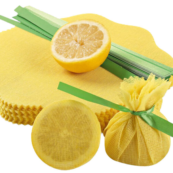 HYGOSTAR Lemon Wrap, geel, met groen lint
