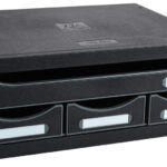 EXACOMPTA schuifladenbox TOOLBOX MINI, 4 lades, zwart