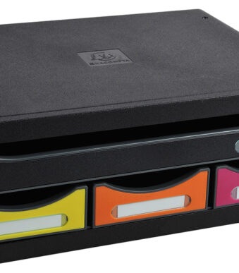 EXACOMPTA schuifladenbox TOOLBOX MINI, 4 lades, harlekijn