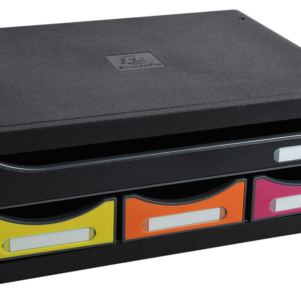 EXACOMPTA schuifladenbox TOOLBOX MINI, 4 lades, harlekijn