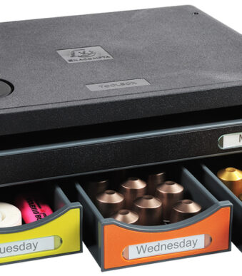 EXACOMPTA schuifladenbox TOOLBOX MINI QI, 4 lades, harlekijn