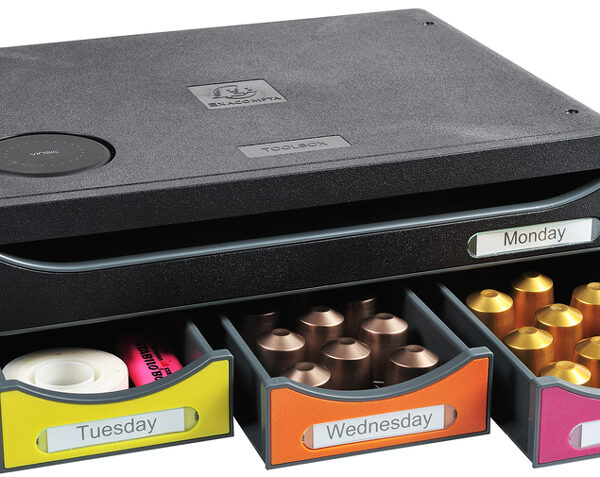 EXACOMPTA schuifladenbox TOOLBOX MINI QI, 4 lades, harlekijn