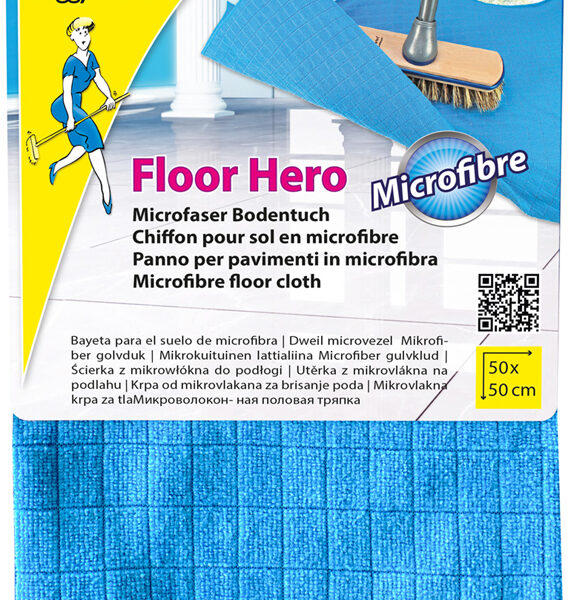 Peggy Perfect microvezel vloerdoek 'Floor Hero', blauw