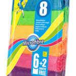 Peggy Perfect microvezel-multifunctionele doeken, 8 in een pak