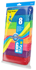Peggy Perfect microvezel-multifunctionele doeken, 8 in een pak